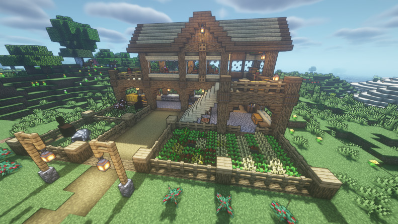 Survival House In Minecraft  Casas minecraft, Casa de minecraft,  Arquitectura minecraft
