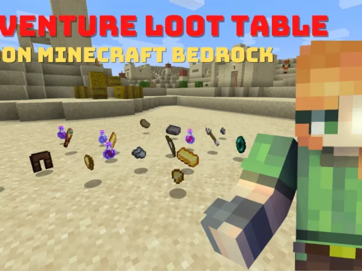 Adventure Loot Table Addon Minecraft Bedrock