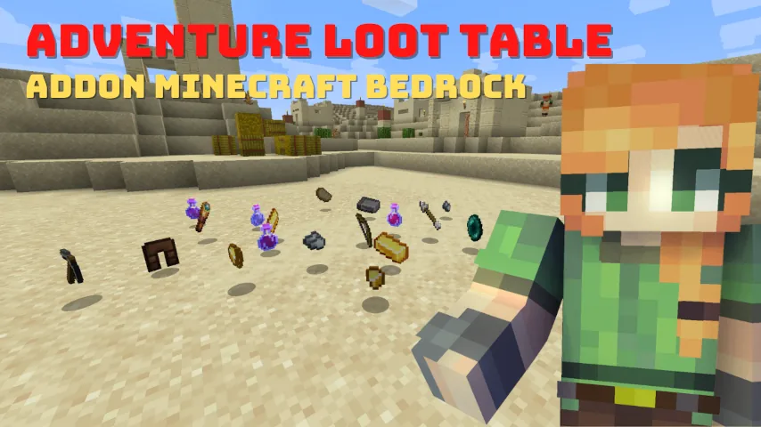 Adventure Loot Table Addon Minecraft Bedrock