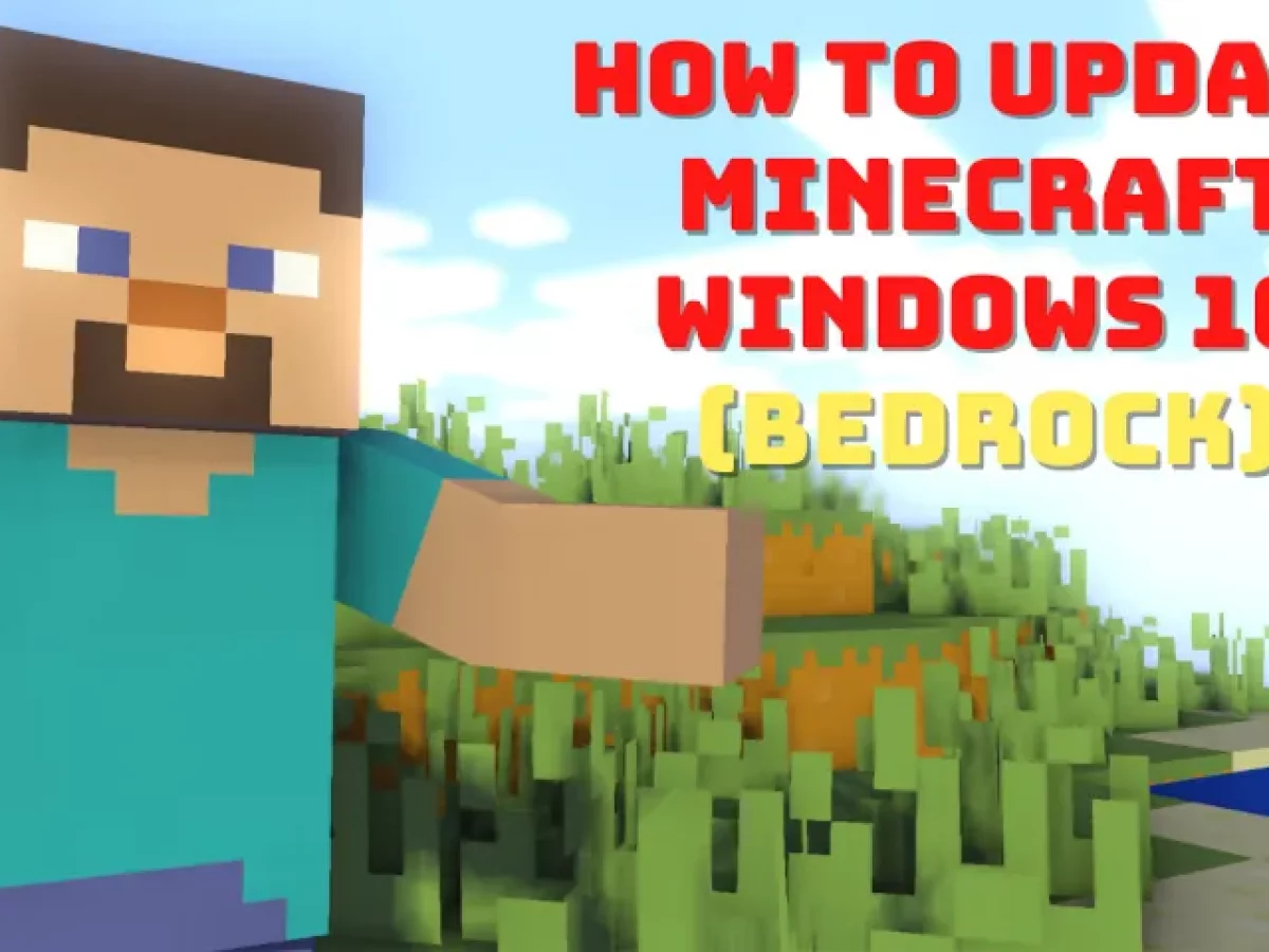 How To Update Minecraft Windows 10 Bedrock Redstone Games